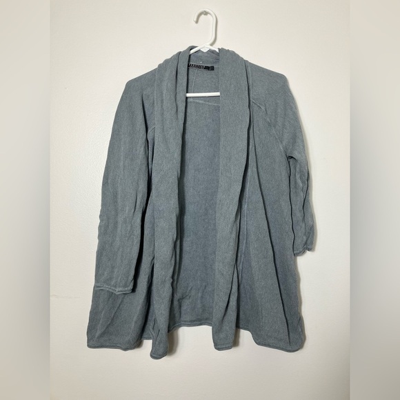 Peruvian Connection Open Cardigan‎ Women’s L 100% Linen 3/4 Sleeves Knit Boho - Picture 1 of 8